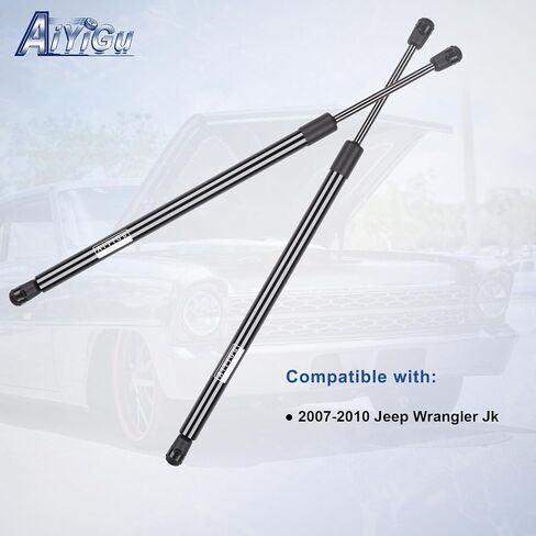 6602 الصدمات الزجاجية الخلفية الصدمات الدائرية تدعم الينابيع الغاز المتوافقة مع 2007-2010 Jeep Wrangler JK ، استبدال SG214054 ، حزمة 2C in Saudi Arabia
