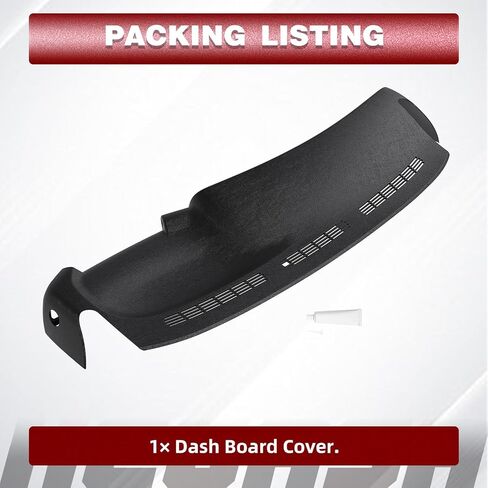 غطاء لوحة داش Hecasa مقولبة غلاف Dark Gray Dashboard متوافق مع 1999-2007 Chevrolet Silverado GMC Sierra in Saudi Arabia