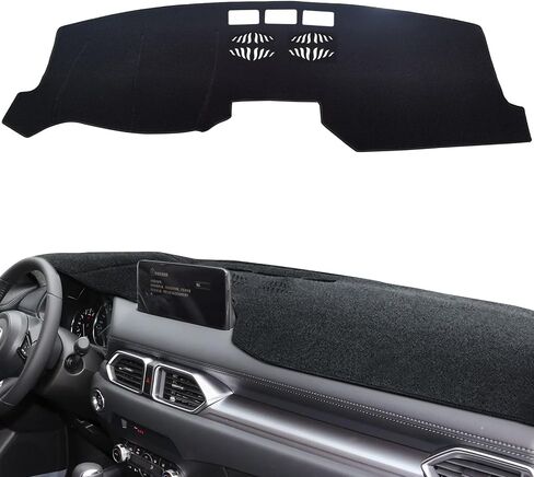 غطاء DASH لـ MAZDA CX5 2017-2022 2023 2024 2025 ، حصيرة غطاء لوحة القيادة لـ MAZDA CX-5 Nonslip Sunshade Protector No Glare ، Gray in Kuwait