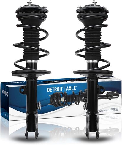 Detroit Axle-1.8L 2 Struts Front For 2009-2013 Toyota Corolla USA Built 2011-2013 Matrix Replacement 2010 2011 2012 Complete Strut shock w/coil spring side side side in Saudi Arabia