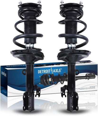 Detroit Axle - 2 Front Struts for 04-07 Toyota Highlander Lexus RX330 RX400h 07-09 RX350 Complete 2 Struts with Coil Spring Replacement Ready Struts Shocks Assembly in Saudi Arabia