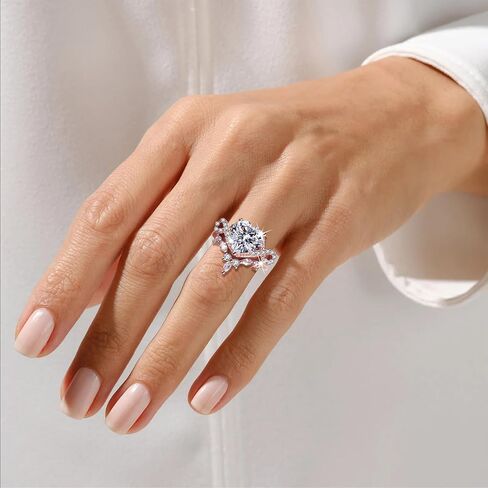 4CT خواتم إشراك القلب للنساء وعد بحلقات لها 5A CZ CHIPIC ZIRIN in Kuwait