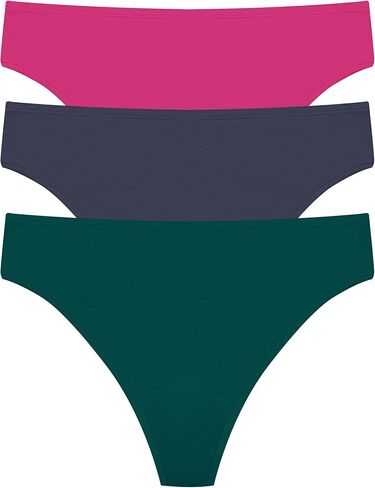 Natori Women's Bliss Bare Cotton Thong 3-Pack 771346MP in Kuwait