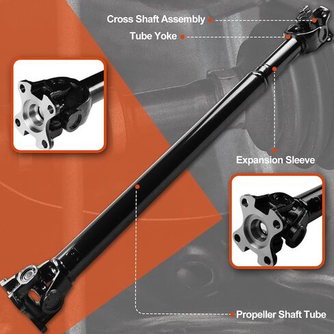 2L1Z4A376AA Front Complete Drive Shaft Prop Shaft Driveshaft Assembly Compatible with Ford F-150 F150 2004-2008, Expedition 2003-2006, 4WD, 4.2L 4.6L 5.4L, Replace OE 2L1Z4A376AA, 5L3Z4A376A, 938076 in Saudi Arabia