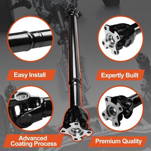 2L1Z4A376AA Front Complete Drive Shaft Prop Shaft Driveshaft Assembly Compatible with Ford F-150 F150 2004-2008, Expedition 2003-2006, 4WD, 4.2L 4.6L 5.4L, Replace OE 2L1Z4A376AA, 5L3Z4A376A, 938076 in Saudi Arabia
