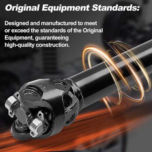 Front Complete Drive Shaft Prop Shaft Driveshaft Assembly Compatible with Jeep TJ, Wrangler 1997 L6 4.0L, Manual Transmission,5-Speed, Replace OE 65-9766, 659766 in Kuwait