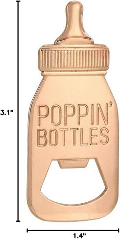 12 Pieces Bottle Openers for Baby Shower Favors, Baby Shower Decoration Souvenirs, Poppin Bottles Openers Baby Shower Favors for Guests Baby Birthday Party Favor Wedding Shower Party Decor in Saudi Arabia