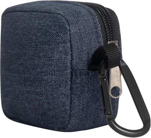 2 Pieces Mini Pouch with Carabiner Clip,Small Pouches for Organization,Small Makeup Bag for Purse,Zipper Coin Pouch,Card Holder Wallet,Travel Storage Carrying Tech Bag for Small Electronic Accessories in Saudi Arabia
