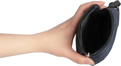 2 Pieces Mini Pouch with Carabiner Clip,Small Pouches for Organization,Small Makeup Bag for Purse,Zipper Coin Pouch,Card Holder Wallet,Travel Storage Carrying Tech Bag for Small Electronic Accessories in Saudi Arabia