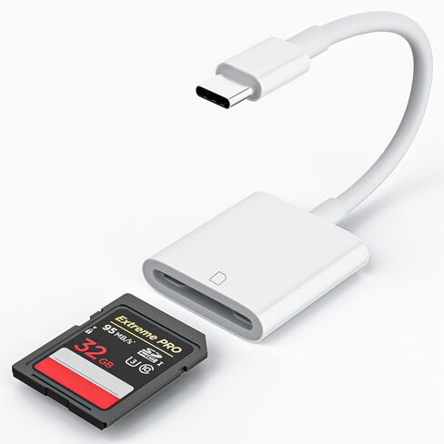 USB C SD Card Reader, 3-in-1 SD Card Adapter with SD MicroSD USB, Groodo Memory Card Reader Micro SD Card Reader Compatible with iPhone15 16/iPad/Mac/Laptop and More USB-C Devices in Kuwait