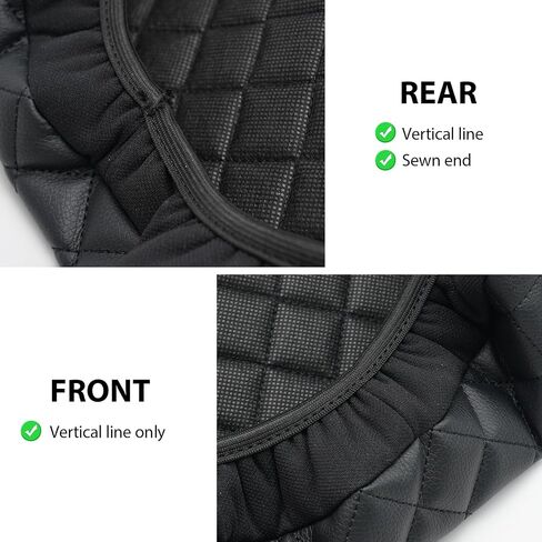 KBH Center Console Armrest Cover for 2002-2012 Dodge Ram 1500 2500 3500, Vinyl Leather, Middle Console Lid Protector Accessories, Anti-Scratch, Black (Fits Jump Seat Console Only) in Saudi Arabia