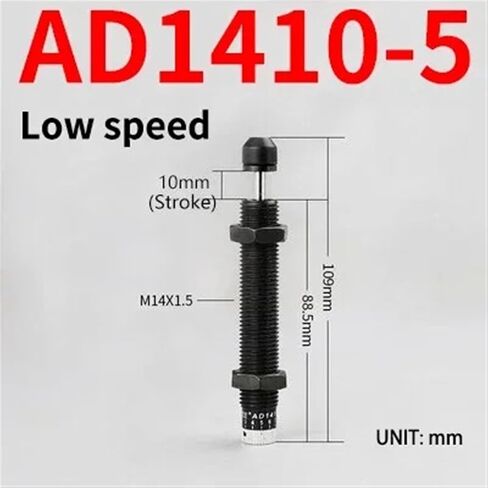 AD Low Speed Pneumatic Hydraulic Shock Absorber Adjustable Hydraulic Buffer AD2016 1Pcs(AD14210-5) in Saudi Arabia