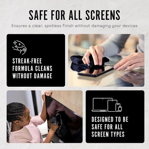 Delete Screen Cleaner 16oz Spray - Premium Streak-Free, Alcohol & Ammonia-Free Solution | Gentle & Odorless | Clean and Protect Your Screens in Saudi Arabia
