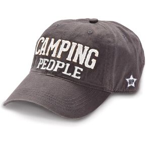 Pavilion Gift Company Camping People Adjustable Strap Cap