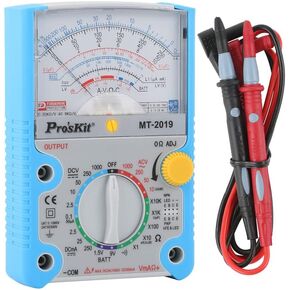 ProsKit MT-2019 Protective Function Analog Multimeter Safety Standard Professional Ohm Test Meter Tester Analog
