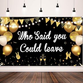 Old Birthday party Decorations,I'm Not Old I'm Classic Backdrop,Black Gold Funny Classic Car Happy Birthday Backdrop Banner for Adults Retirement 30th 40th 50th 60th 70th 80th 90th Bday Party Supplies