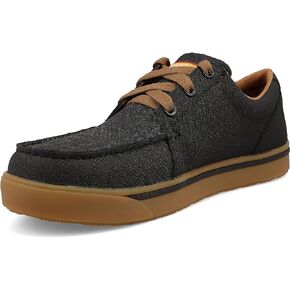 Twisted X Men's Work Kicks, Charcoal, 8 W