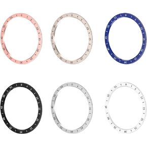 FitTurn Compatible with Samsung Galaxy Watch 6 Classic 43mm 47mm Bezel Ring Styling, Adhesive Anti Scratch & Collision Protector Bezel Loop for Galaxy Watch 6 Classic 43mm 47mm