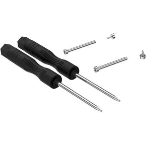 Compatible with Garmin Fenix 5/5 Plus/Forerunner 935 Smart Watch Screw Accessory, 2PCS Stainless Steel Replacement Screws 2PCS Screwdrivers Removal Tool for Fenix 5 / Forerunner 935 (Silver)