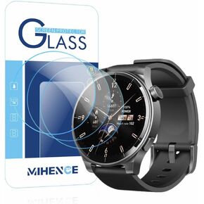 Compatible for TOZO S5 Screen Protector, 9H Tempered Glass Protective Film Compatible for TOZO S5 1.43'' Smart Watch (3PCS)