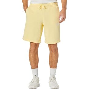 adidas Essentials 3-Stripes Fleece Shorts Almost Yellow/White 2XL 10