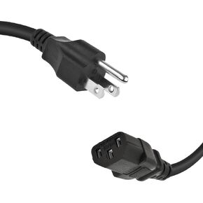 ABLEGRID New 100-240V 50/60 Hz AC Power Cord Outlet Socket Cable Plug Lead for Rane AD 22S Audio Delay 2 Input 2 Output 1U Rackmount
