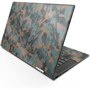 MightySkins Glossy Glitter Skin Compatible with HP Envy x360 15" (2022) - Muted Camouflage | Protective, Durable High-Gloss Glitter Finish | Easy to Apply and Change Styles | Made in The USA