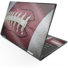 MightySkins Glossy Glitter Skin Compatible with HP Envy x360 15" (2022) - Football Laces | Protective, Durable High-Gloss Glitter Finish | Easy to Apply, Remove, and Change Styles | Made in The USA
