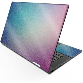 MightySkins Glossy Glitter Skin Compatible with HP Envy x360 15" (2022) - Vivid Fog | Protective, Durable High-Gloss Glitter Finish | Easy to Apply, Remove, and Change Styles | Made in The USA