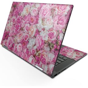 MightySkins Glossy Glitter Skin Compatible with HP Envy x360 15" (2022) - Bed of Roses | Protective, Durable High-Gloss Glitter Finish | Easy to Apply, Remove, and Change Styles | Made in The USA