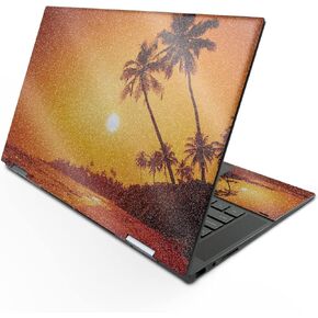 MightySkins Glossy Glitter Skin Compatible with HP Envy x360 15" (2022) - Sunset Dreams | Protective, Durable High-Gloss Glitter Finish | Easy to Apply, Remove, and Change Styles | Made in The USA