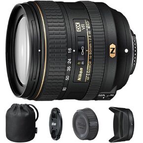 Nikon 16-80mm f/2.8-4E VR DX AF-S ED Zoom-Nikkor Lens - (Renewed)