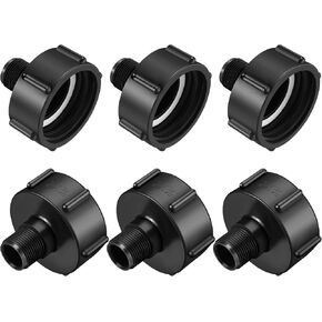 275 330 Gallon IBC Tote Adapter 2" Coarse Thread x 3/4" Garden Hose Male IBC Tote Fitting Drain Adapter Water Tank Hose Adapter(2 Pieces) in Saudi Arabia