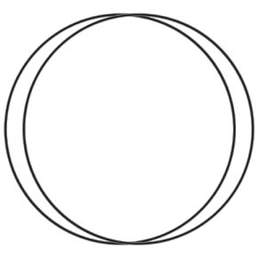 O-Rings Gasket Seals Replacement for Gamma2 Vittles Vault 12" Lids (3, 5 & 6 Gallon Buckets) - Pack of 2