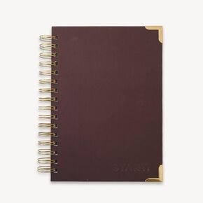 The STARTplanner Quarterly Undated Charcoal Planner