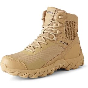 Men's Military Tactical Boots Lightweight Work Boots Hiking boots