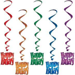 Beistle Happy Birthday Whirls Party Accessory