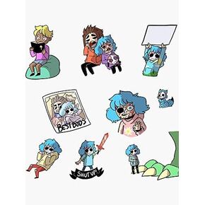 مجموعة من الملصقات مقاس 6 - 2 بوصة - مجموعة ملصقات سالي فيس 2 in Kuwait