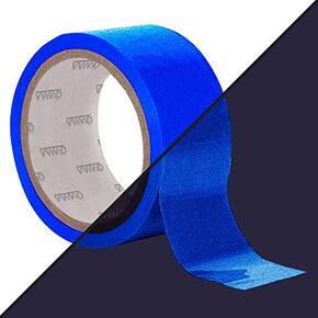 VViViD DECO65 Reflective Blue Permanent Adhesive Craft Vinyl Tape Roll (2" x 25ft)