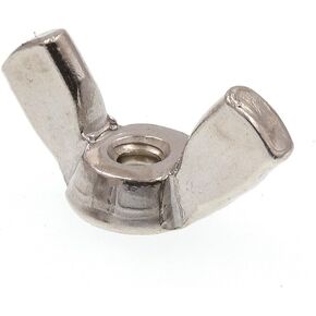 Prime-Line 9076206 Wing Nuts, Cold-Forged, #6-32, Grade 18-8 Stainless Steel (25 Pack)