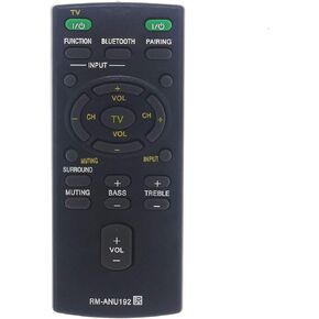 RM-ANU192 Remote Control Replaced for Sony RMANU192 Sound Bar System RM-ANU191 HT-CT60BT SA-CT60BT