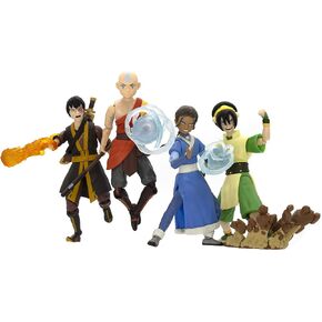 The Loyal Subjects Avatar: The Last Airbender Elements BST AXN 5-inch Action Figure Anime 4-Pack