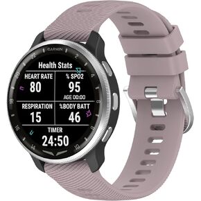Fit for Garmin D2 Air X10 Watch Band Women Men, Garmin Bounce 20mm Quick Release Silicone Replacement Bands Straps Wristbands Fit for Garmin D2 Air X10/Vivoactive 5/Venu SQ 2