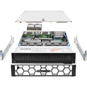 Dell PowerEdge R740xd Server 2.10Ghz 16-Core 64GB 4X 400GB SAS SSD 12G H730P (Renewed)