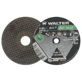 Walter 11U403 ZIP ALU Fast and Free Cutoff Wheel - [Pack of 25] Abrasive Wheel