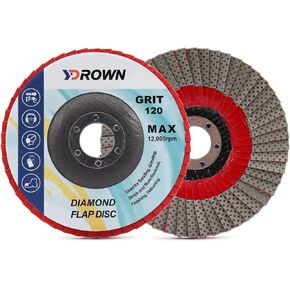 5 Inch Diamond Grinding Electroplated Flap Disc for Glass Ceramic Hard Material (120 GRIT)