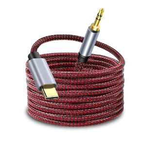USB C to 3.5mm Audio Aux Cable 10Ft, Type C Adapter to 3.5mm Headphone Stereo Cord Car for Samsung Galaxy S21 S20 Ultra,Note 20 10+,Google Pixel 5 4 3 2XL,iPad Pro and More (10Ft)