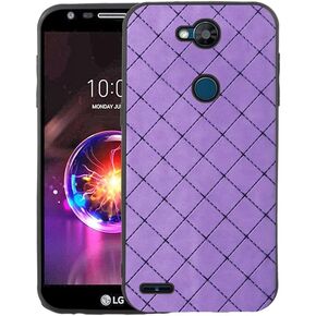 ELISORLI Compatible with LG X Charge/Fiesta 2 LTE/X Power 3/X5/LV7 Case Rugged Thin Cell Accessories Anti-Slip Fit Rubber TPU Mobile Phone Cover for LG-M322 XPower 2 SP320 M327 M322 Women Men Blue