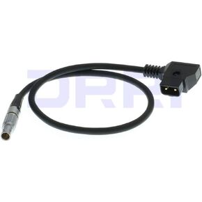 DRRI Transvideo 5 Pin to Dtap Power Cable for Starlite HD5 ARRI Monitor Only (Straight Cable)