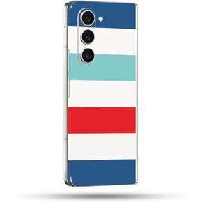 MightySkins Skin Compatible with Samsung Galaxy Z Fold 5 Full Wrap - Sailor Stripes | Protective, Durable, and Unique Vinyl Decal wrap Cover | Easy to Apply & Change Styles | Made in The USA